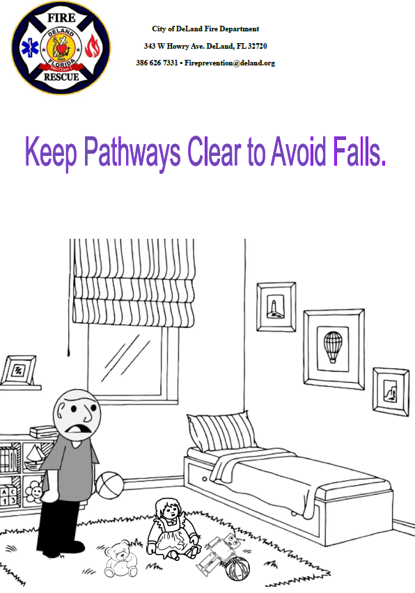 Fall Prevention Coloring